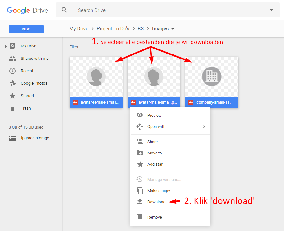 Google Drive Bestanden Downloaden